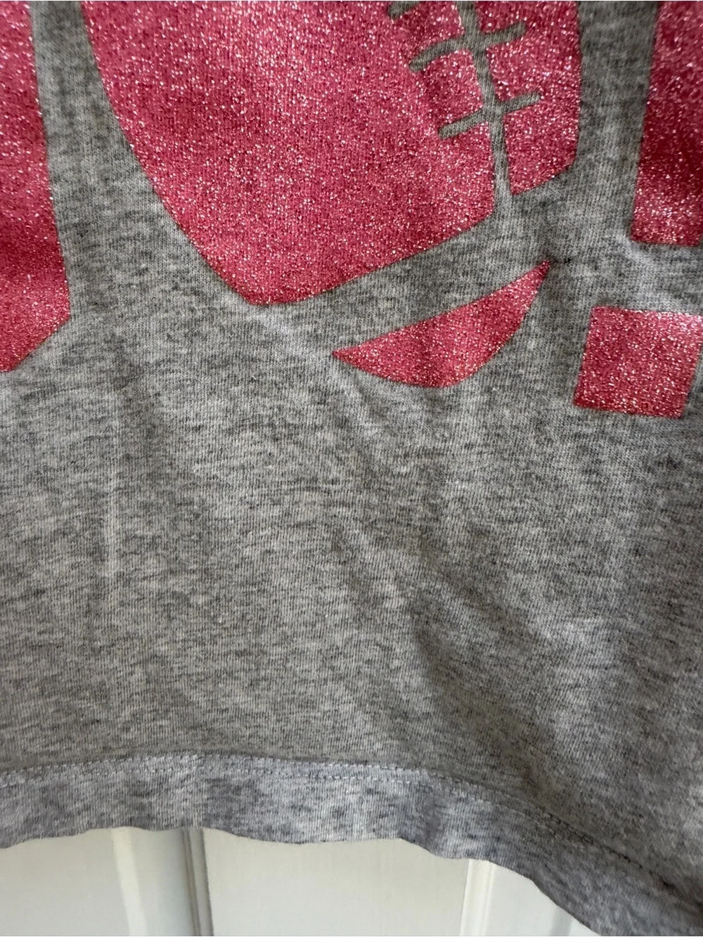 Carter's Girls 4 Gray Long-Sleeve Tee Shirt with Pink 